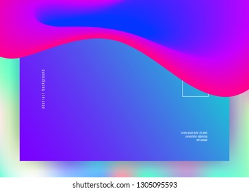 Liquid fluid. Vivid gradient mesh. Creative ui, mobile frame. Holographic 3d backdrop with modern trendy blend. Liquid fluid with dynamic elements and shapes. Landing page.