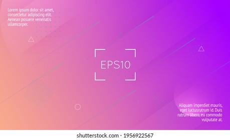 Liquid Flyer. Wave Dynamic Background. Hipster Frame. Neon Design. Technology Template. Gradient Website. Blue Trendy Banner. Wavy Landing Page. Violet Liquid Flyer