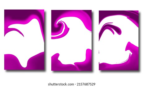 liquid form abstract background. Liquid dynamic gradient wave. Liquid marble texture. Can be used as a poster, magazine cover or something else