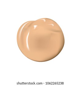 Liquid foundation. Average tone.