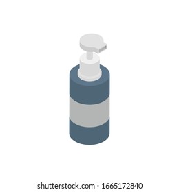 Liquid Foundation isometric icon. 3d vector colorful illustration. isolated on white background