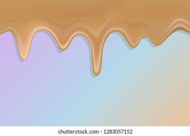 liquid foundation on rainbow background