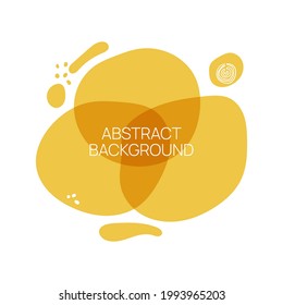 Liquid frame of organic form. Fluid, banner in pastel colors. Vector isolated illustration. 