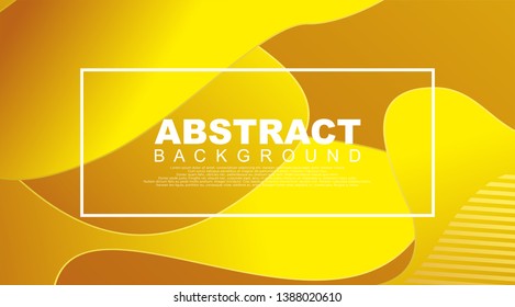 Liquid Geometric Abstract Background. Fluid shapes with gradient elements for cover book, banner, business card, presentation, print, brochure, poster, flyer, web, landing page. Vector Illustration