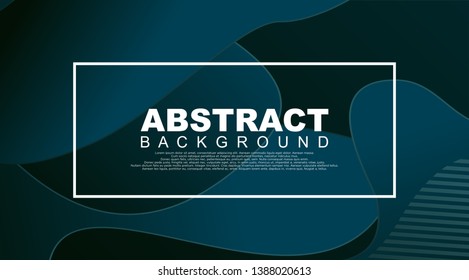 Liquid Geometric Abstract Background. Fluid shapes with gradient elements for cover book, banner, business card, presentation, print, brochure, poster, flyer, web, landing page. Vector Illustration