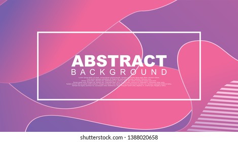 Liquid Geometric Abstract Background. Fluid shapes with gradient elements for cover book, banner, business card, presentation, print, brochure, poster, flyer, web, landing page. Vector Illustration