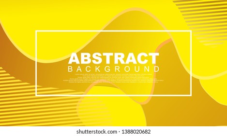 Liquid Geometric Abstract Background. Fluid shapes with gradient elements for cover book, banner, business card, presentation, print, brochure, poster, flyer, web, landing page. Vector Illustration