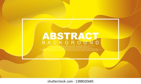 Liquid Geometric Abstract Background. Fluid shapes with gradient elements for cover book, banner, business card, presentation, print, brochure, poster, flyer, web, landing page. Vector Illustration
