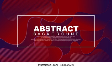 Liquid Geometric Abstract Background. Fluid shapes with gradient elements for cover book, banner, business card, presentation, print, brochure, poster, flyer, web, landing page. Vector Illustration