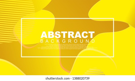Liquid Geometric Abstract Background. Fluid shapes with gradient elements for cover book, banner, business card, presentation, print, brochure, poster, flyer, web, landing page. Vector Illustration