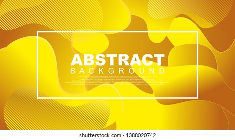 Liquid Geometric Abstract Background. Fluid shapes with gradient elements for cover book, banner, business card, presentation, print, brochure, poster, flyer, web, landing page. Vector Illustration