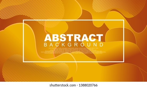 Liquid Geometric Abstract Background. Fluid shapes with gradient elements for cover book, banner, business card, presentation, print, brochure, poster, flyer, web, landing page. Vector Illustration
