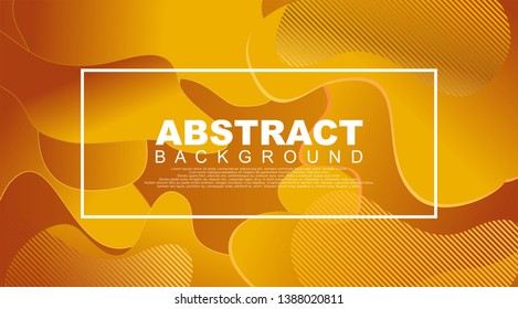 Liquid Geometric Abstract Background. Fluid shapes with gradient elements for cover book, banner, business card, presentation, print, brochure, poster, flyer, web, landing page. Vector Illustration