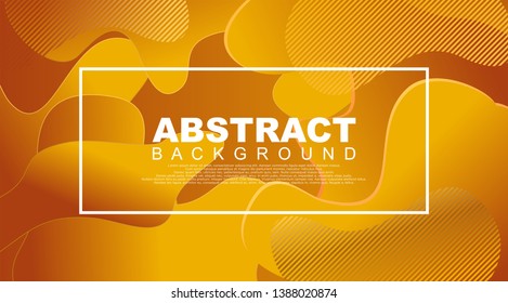 Liquid Geometric Abstract Background. Fluid shapes with gradient elements for cover book, banner, business card, presentation, print, brochure, poster, flyer, web, landing page. Vector Illustration