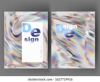 Liquid glass. Design cover. Vector illustration