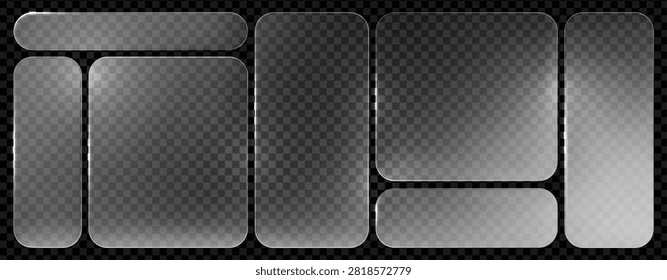 Liquid glass morphism frame with transparent button and rectangle shape. 3D UI effect with bubble light icon on glassmorphism background. Transparent text box design for modern interface element.