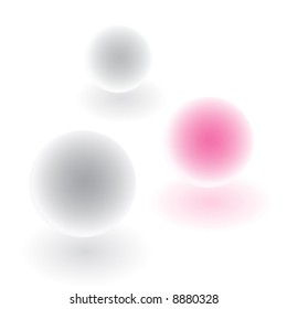 Liquid glass spheres