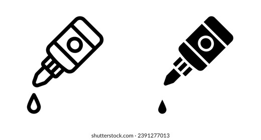Liquid Glue Icon. symbol for mobile concept and web design. vector illustration