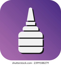 Liquid Glue Vector Glyph Gradient Background Icon For Personal And Commercial Use.
