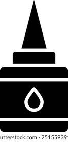Liquid Glue Vector Icon Design Illustration