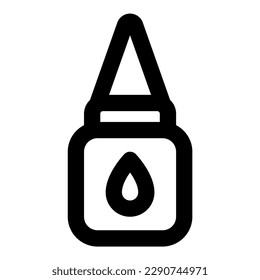 liquid glue vector icon illustration asset