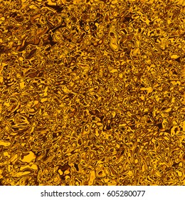 Liquid gold abstract metal texture background. Vector illustration