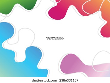 fondo de gradiente líquido estilo moderno