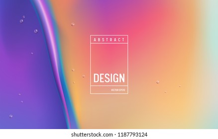 Liquid gradient color Background Design. Fluid Futuristic Minimal Poster or Landing Page. Trendy Vector Illustration in eps10