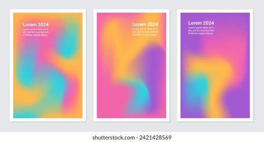 Liquid gradient color background design and Fluid composition. Creative illustration for poster, web, landing, page, cover, ad, greeting, card, promotion.