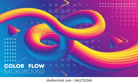 Liquid Gradient color Background, Fluid gradient
