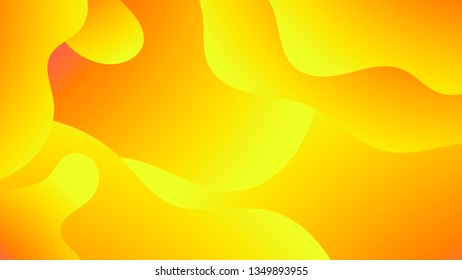 Liquid gradient shapes abstract background. Trendy colorful fluid. Futuristic design. Vector illustration