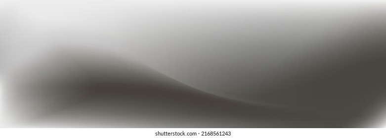 Fondo de degradado de gradiente del clima del cielo de flujo gris líquido. Imagen de diseño de fluido de luz de humo de plata blanca metálica. Malla de gradiente gris de niebla de niebla pastel monocromada por agua. Papel de fondo liso y turbio de la curva ondulada de nubes.
