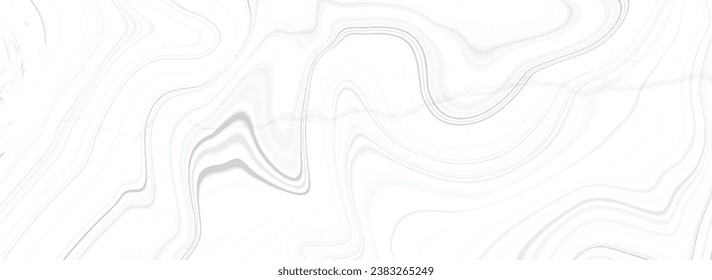 Liquid gray marble background. High resolution white and gray Carrara marble stone texture background. Acrylic pour gray color liquid marble abstract swirl effects surface vector illustration.