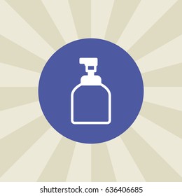 liquid hand soap. icon. sign design. background