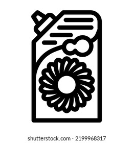 liquid hand soap line icon vector. liquid hand soap sign. isolated contour symbol black illustration