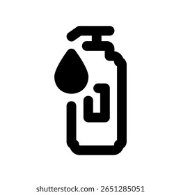 Liquid hand wash graphic symbolizing cleanliness and germ protection