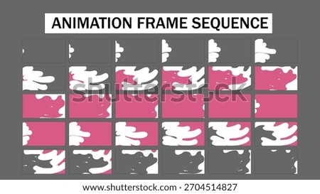 Liquid Hand-Drawn Transition | Frame by Frame Animation Vector Sequence	