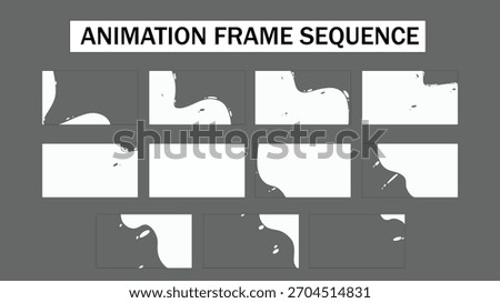 Liquid Hand-Drawn Transition | Frame by Frame Animation Vector Sequence	