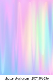 Liquid hologram gradient background  Iridescent pastel holo texture  Holographic rainbow neon color pattern  Pearlescent vector glam wallpaper  Spectrum blur aura gradient fluid surface 