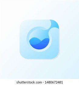 liquid icon logo ready to use