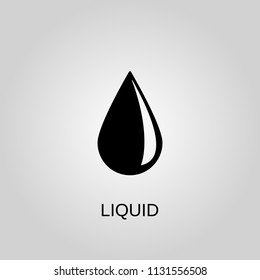 Liquid icon. Liquid symbol. Flat design. Stock - Vector illustration