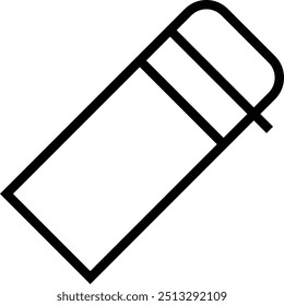 icono de líquido. Diseño de estilo lineal delgado aislado sobre fondo blanco