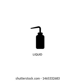 liquid icon vector black design