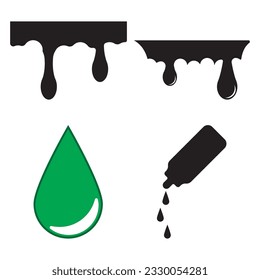 liquid icon vector template illustration logo design