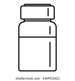 Liquid injection icon. Outline liquid injection vector icon for web design isolated on white background