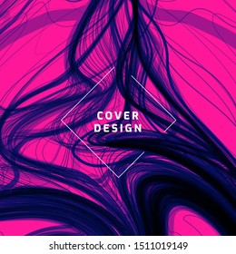 Liquid ink. Abstract background. Blend mode.
