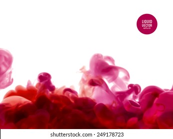 Liquid ink, Vector abstract background for banner, brochure, poster or web site design.