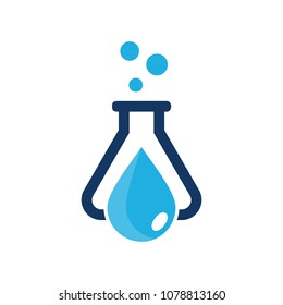 Liquid Lab Logo Icon Design