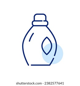 Detergente de lavandería líquida. Icono perfecto de píxeles