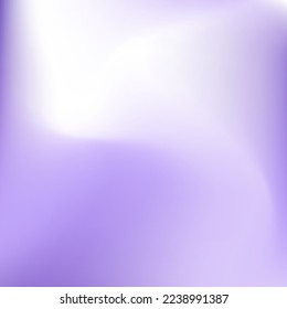 Liquid Lavender Watercolor Spotlight Background. Pastel Dynamic Violet Purple Cold Swirl Gradient Mesh. Fashion Color Fluid Trendy Design Picture. Paint White Vibrant Curve Gradient Backdrop.